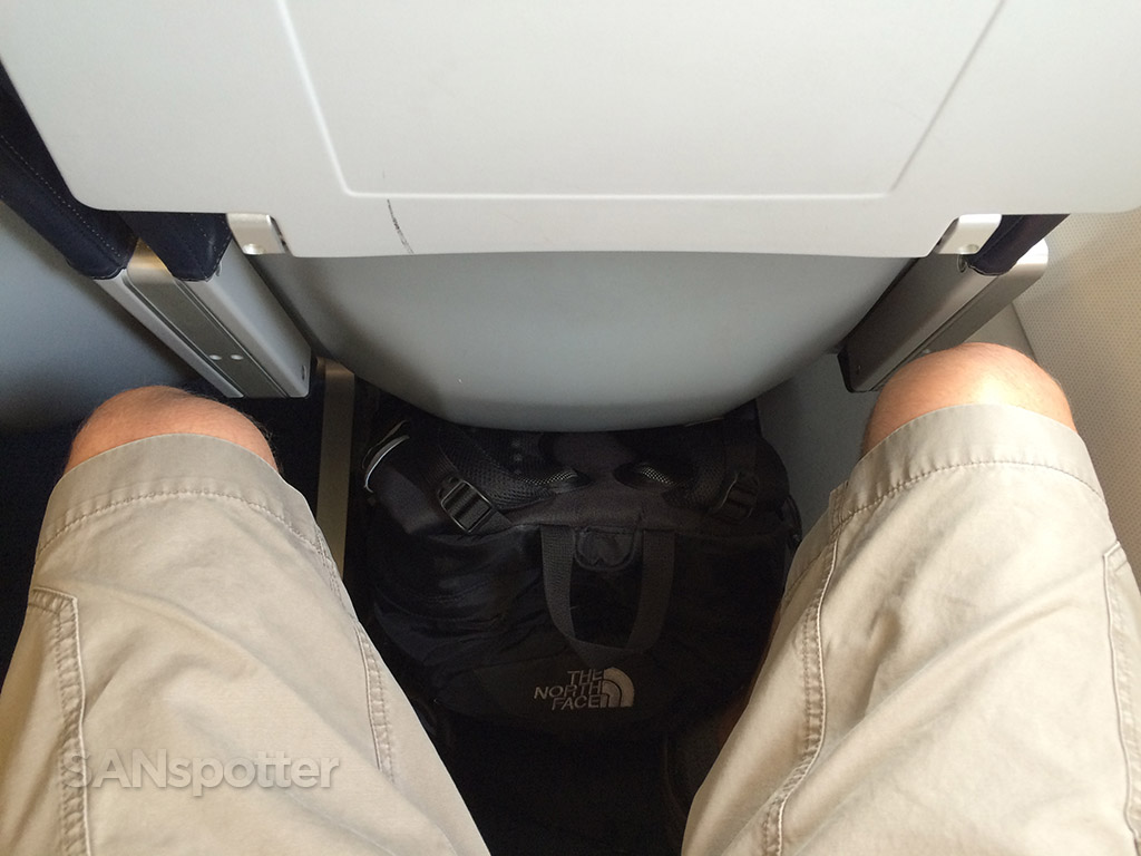 Allegiant Air Airbus A319-111 Leg Room Size Photos @SANspotter
