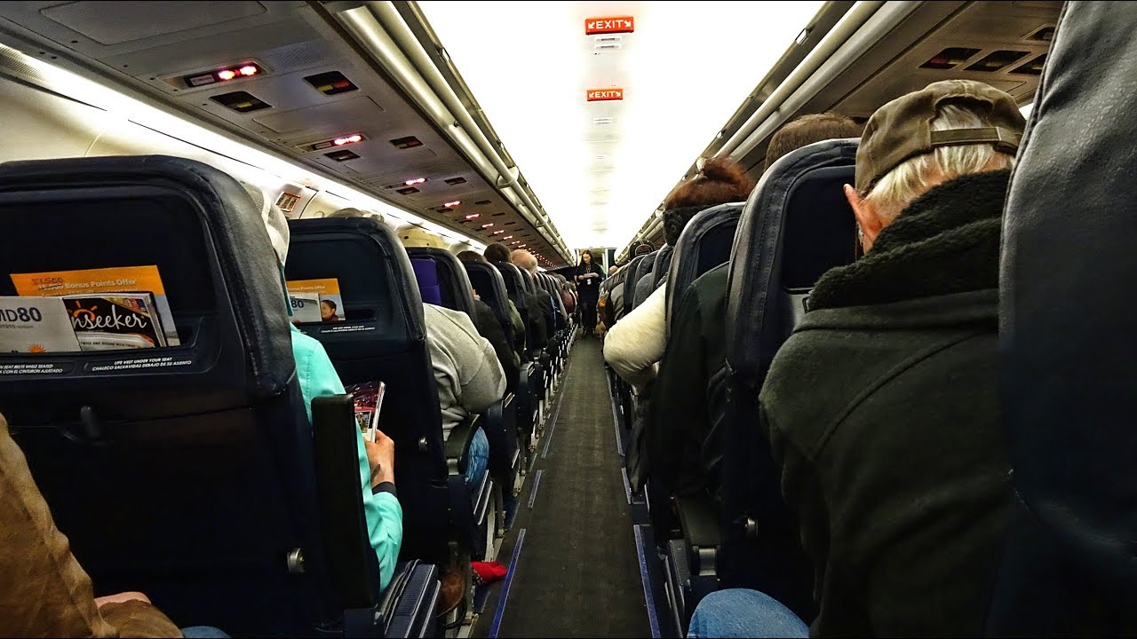 Allegiant Air MD-83 Passenger Board Seats Economy Class