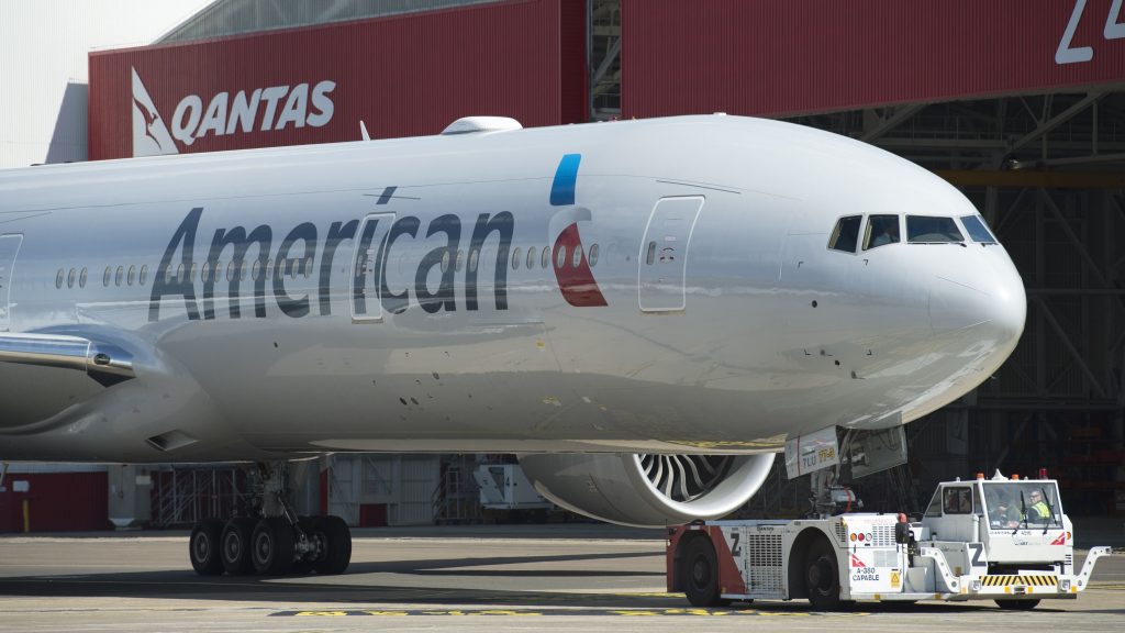American Airlines Boeing 777-300ER in Sydney