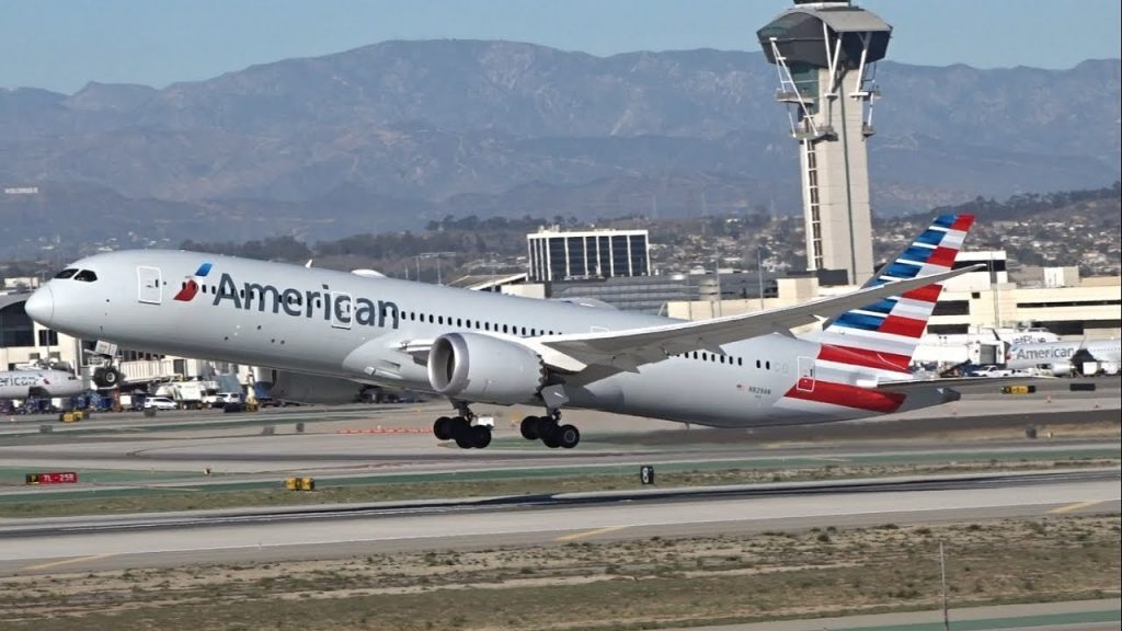 American Airlines Boeing 787-9 Dreamliner [N829AN] takeoff from Los Angeles (LAX:KLAX)