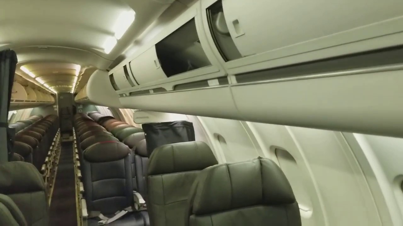 American Eagle Airlines Bombardier CRJ700 Cabin Interior Tour