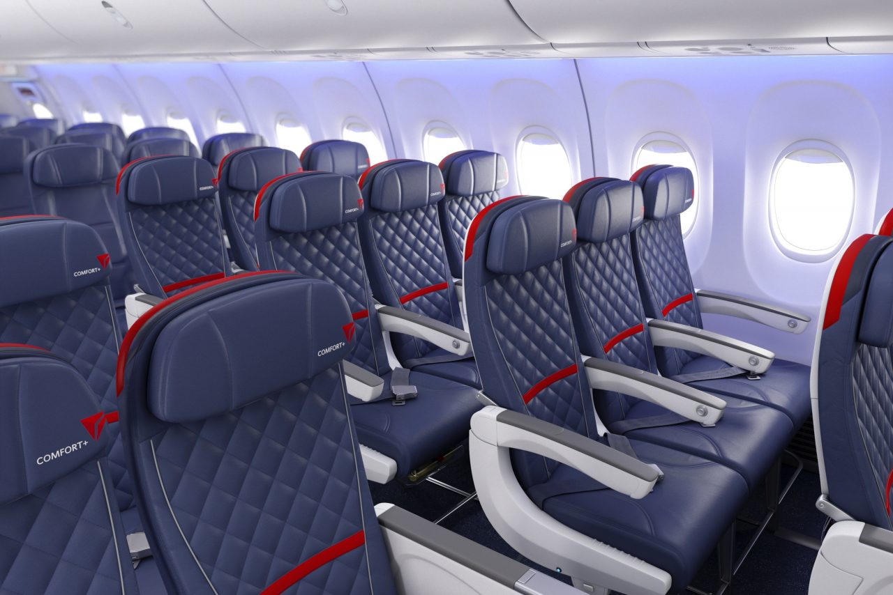 Delta Air Lines Airbus A330 300 Premium Economy Comfort Seats
