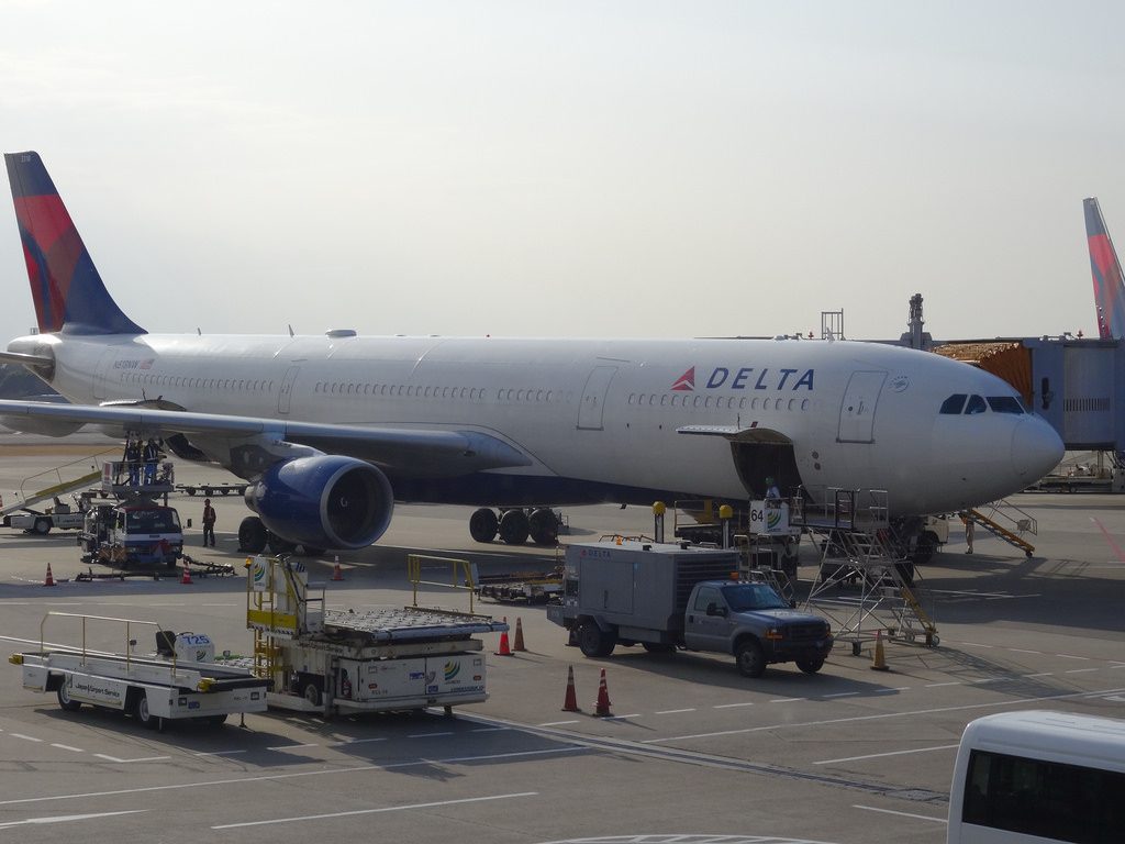 Delta Air Lines Airbus A330-323, N818NW, as DL 166 NRT-SEA