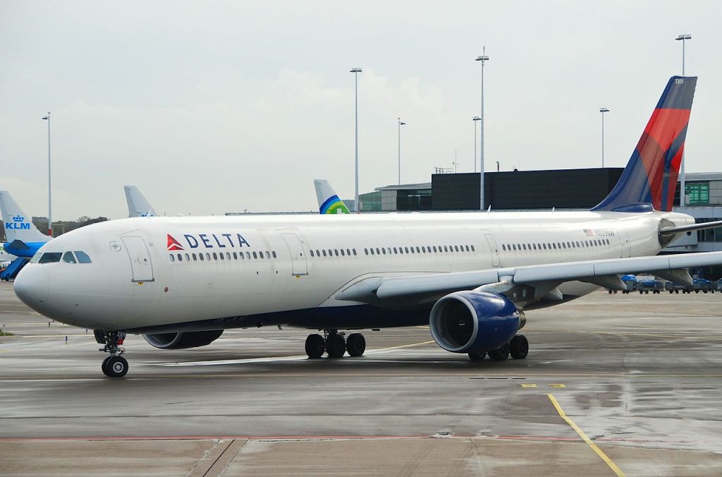 Delta Air Lines Airbus A330-323X; N809NW @AMS