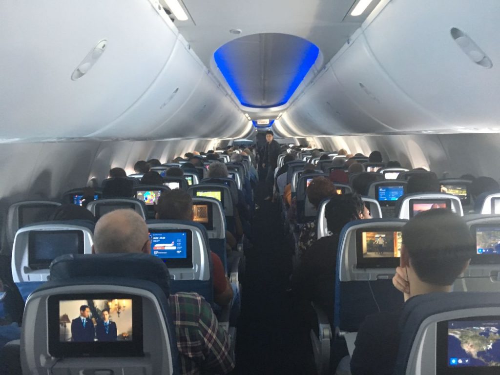 Delta Air Lines Boeing 737-900ER Inflight Cabin Photos