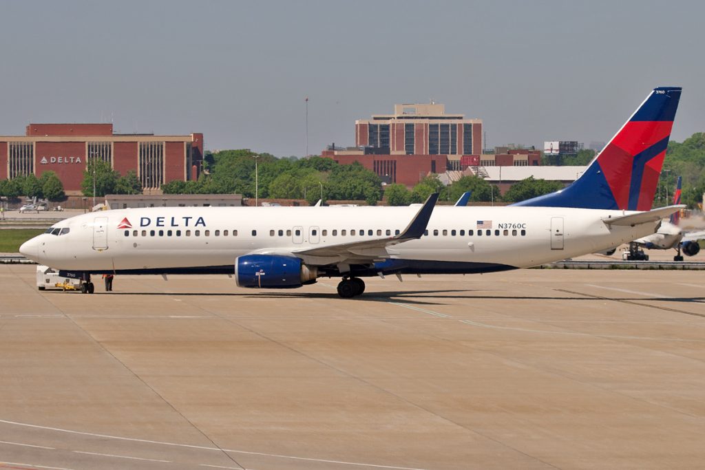 Delta Air Lines Fleet Boeing 737-800NG N3760C, Hartsfield–Jackson Atlanta International Airport, (ATL)