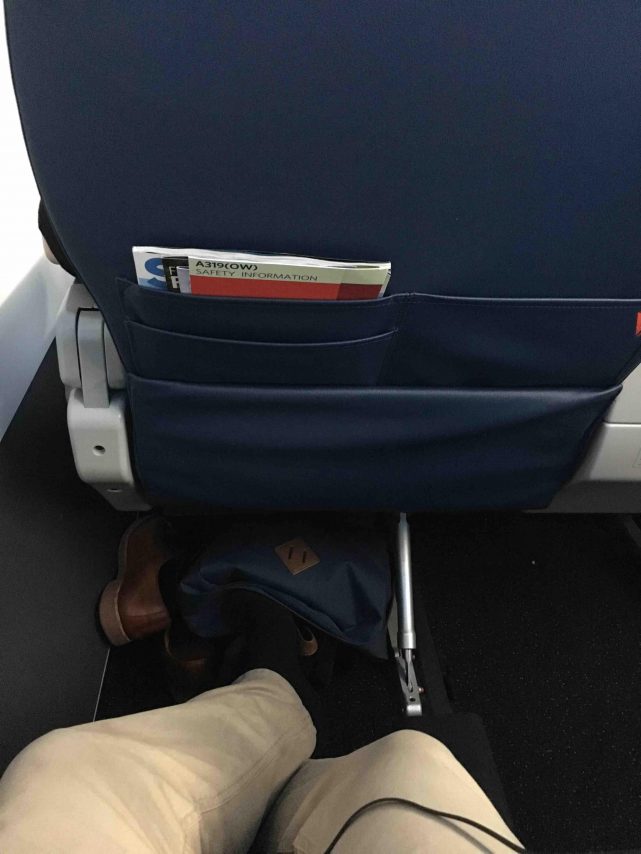 Delta Airlines Airbus A319-100 Economy Comfort+ Seats Legroom ...