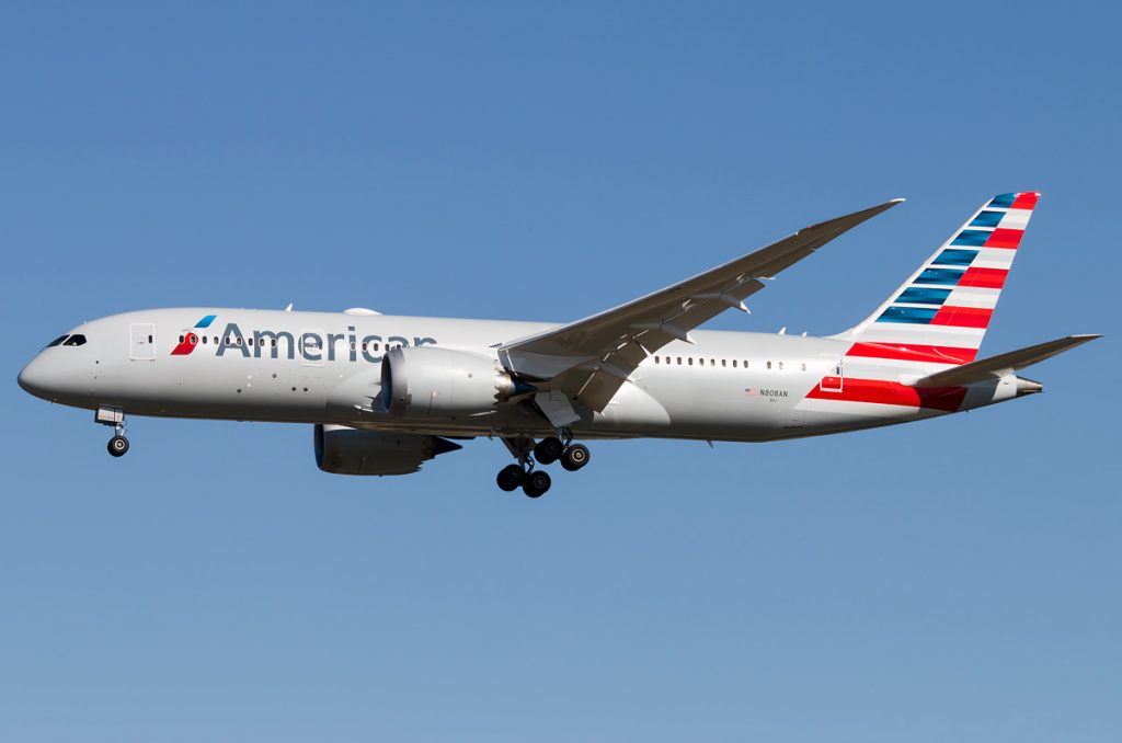 N808AN American Airlines Boeing 787-8 Dreamliner