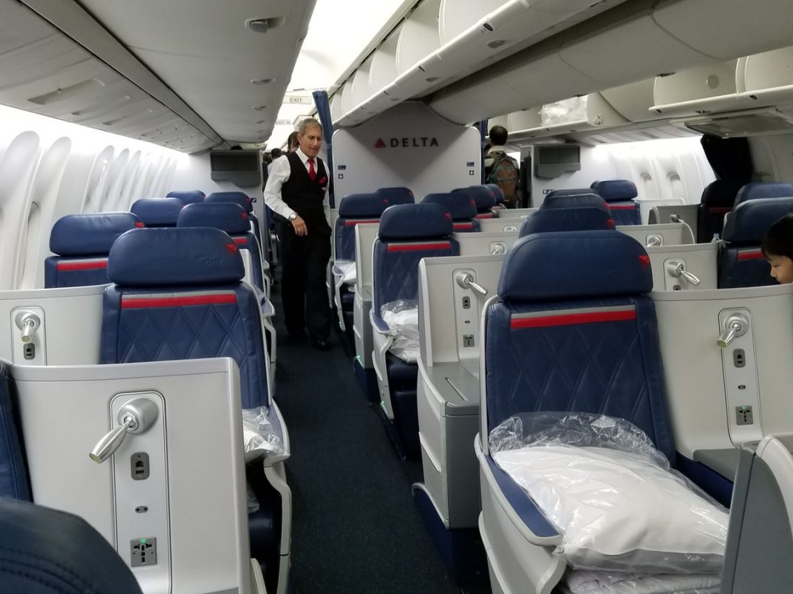 Delta Boeing 787 10 Business Class