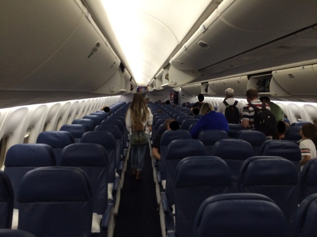 Delta Air Lines Boeing 767-300ER Main Cabin Economy Class Interior Photos