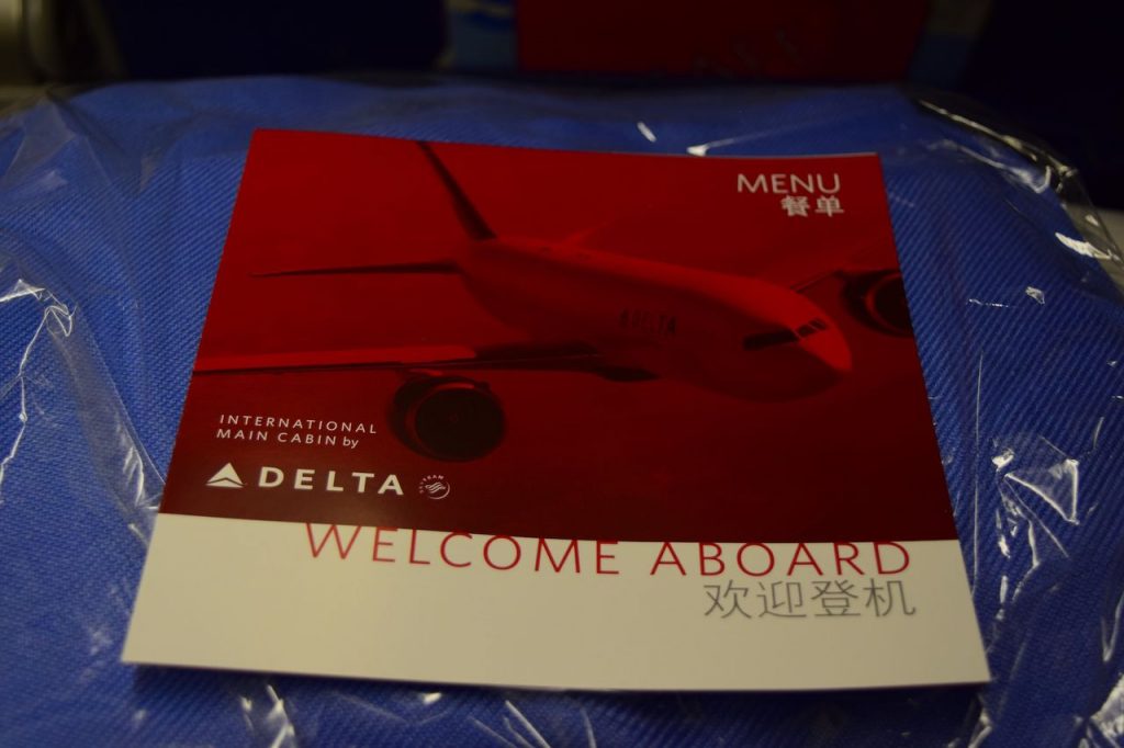 Delta Air Lines Fleet Boeing 777-200ER Premium Economy (Comfort+) international main cabin inflight menu option services