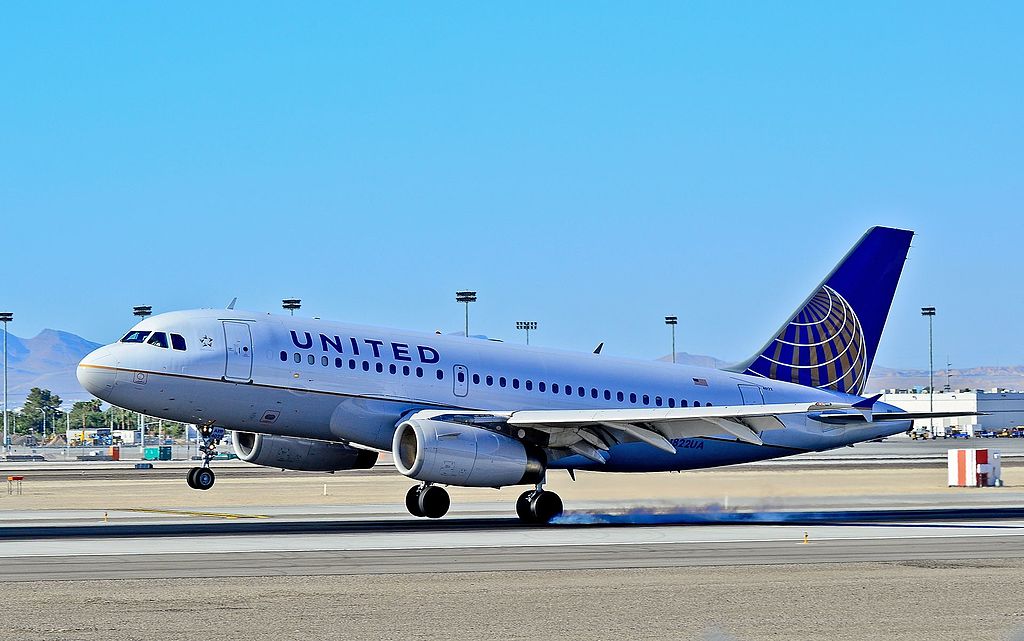 N822UA United Airlines Fleet Airbus A319-131 Las Vegas - McCarran International (LAS : KLAS) USA - Nevada