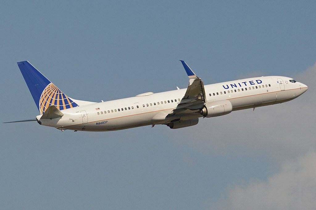 Boeing 737-924ER(w) ‘N66837’ United Airlines Fleet c:n 60122, l:n 5168. Built 2014. Seen departing on flight UAL1680 to Tampa. George Bush Intercontinental Airport, Houston, Texas, United States
