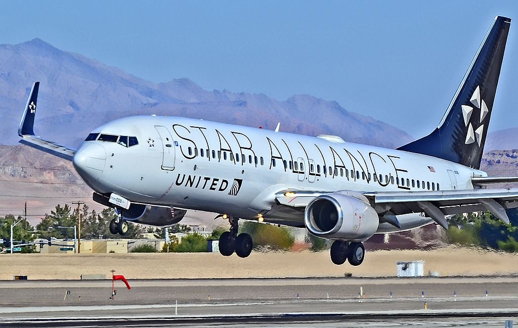 N26210 Star Alliance Livery Colors United Airlines Aircraft Fleet Boeing 737-824 C-N 28770 at Las Vegas - McCarran International (LAS : KLAS) USA - Nevada