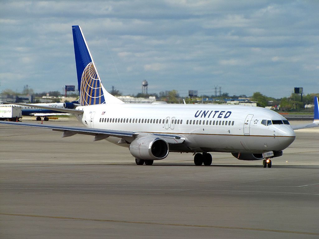 United Airlines Aircraft Fleet N26208 Boeing 737-800 taxiing at O'Hare International Airport