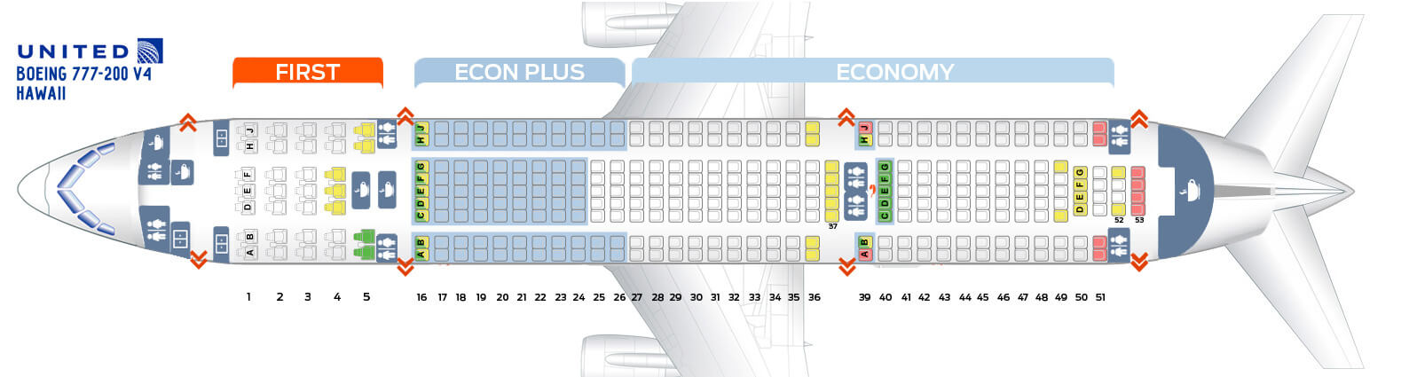 United Airlines Fleet Boeing 777-200/ER Details and Pictures