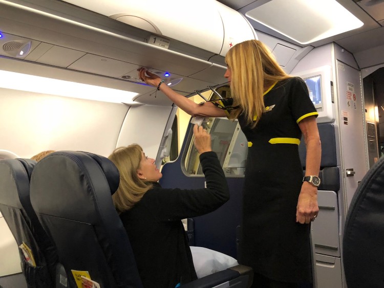 Airbus A320 200 Spirit Airlines Economy Cabin Premium Eco Big Front Seats Overhead Control Panel Photos