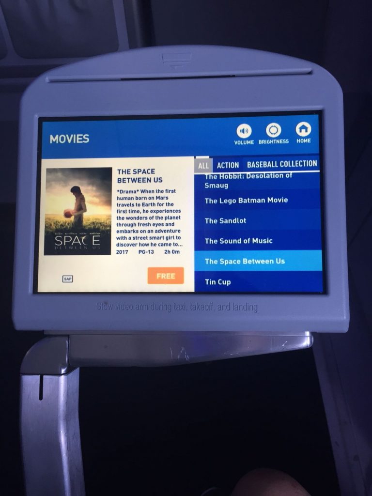 Airbus A321 200 JetBlue Airways Economy Cabin Premium Eco Even More Space Inflight IFE movies selection