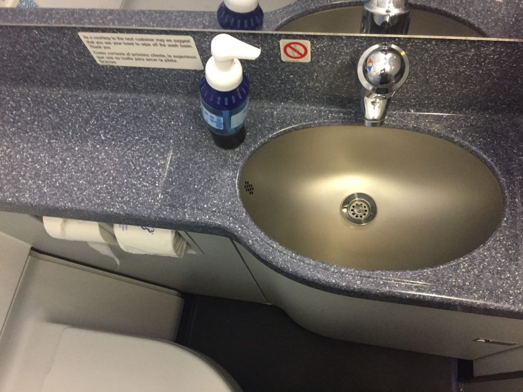 Airbus A321 200 JetBlue Airways Economy Cabin Premium Eco Even More Space Lavatory Toilet bathroom photos