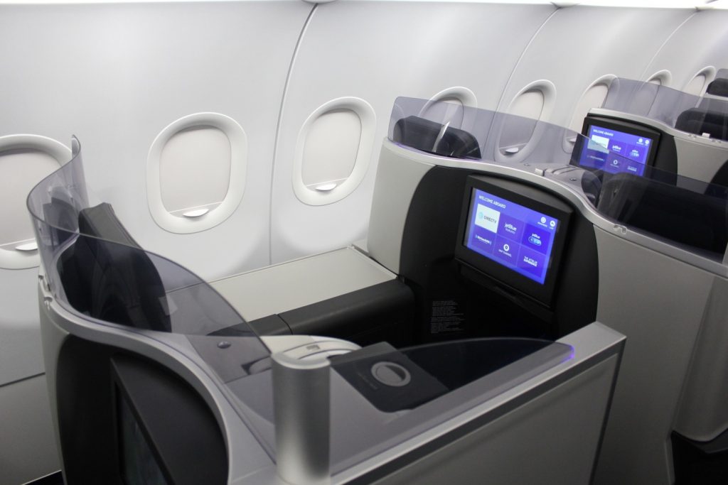 Airbus A321 200 JetBlue Airways Mint Experience Business Class Cabin closed door suites Mint suites Photos 2