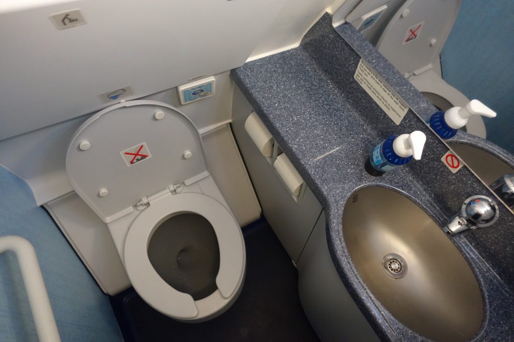 Airbus A321 200 JetBlue Mint Suite Business Class Cabin Lavatory Toilet Bathroom Photos