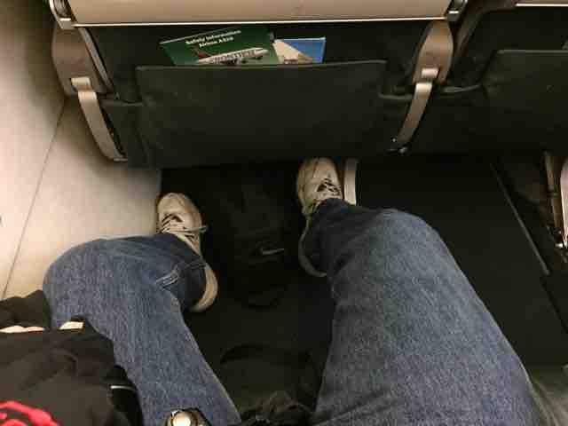 Frontier Airlines Airbus A319 100 Best Economy seats on Stretch seating with extra legroom