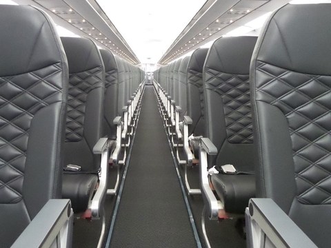 Frontier Airlines Airbus A321 200 Cabin Interior and Seats Layout Configuration