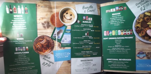 Frontier Airlines Airbus A321 200 On Board Services Snacks and Beverages Menu 2