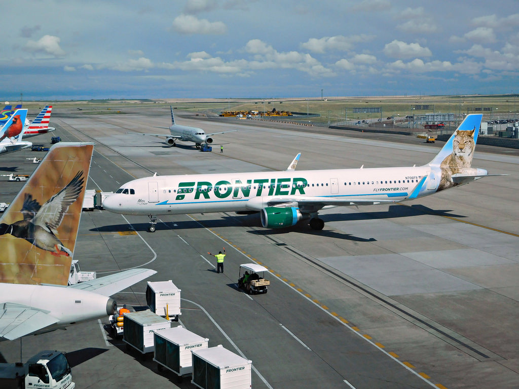 Frontier Airlines Airbus A321 211 N706FR Max the Lynx Livery