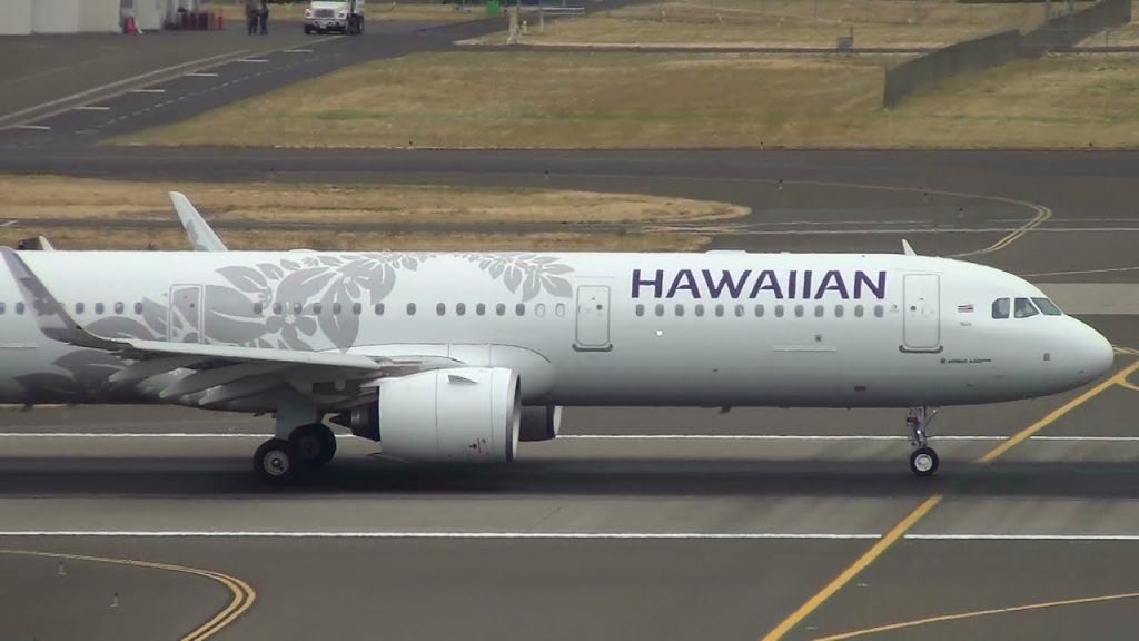 Hawaiian Airlines Aircraft Fleet Airbus A321neo N209HA 22Iliahi22 Takeoff Portland Airport PDX
