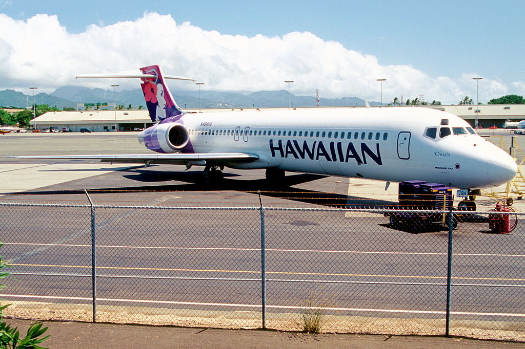 Hawaiian Airlines Fleet Boeing 717 22A cnserial number 551295080 N484HA Omao at HNL