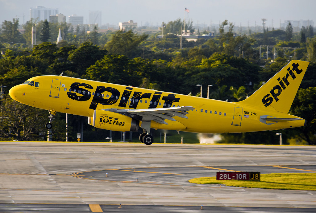 N505NK Spirit Airlines Fleet Airbus A319 100 at Fort Lauderdale–Hollywood International Airport