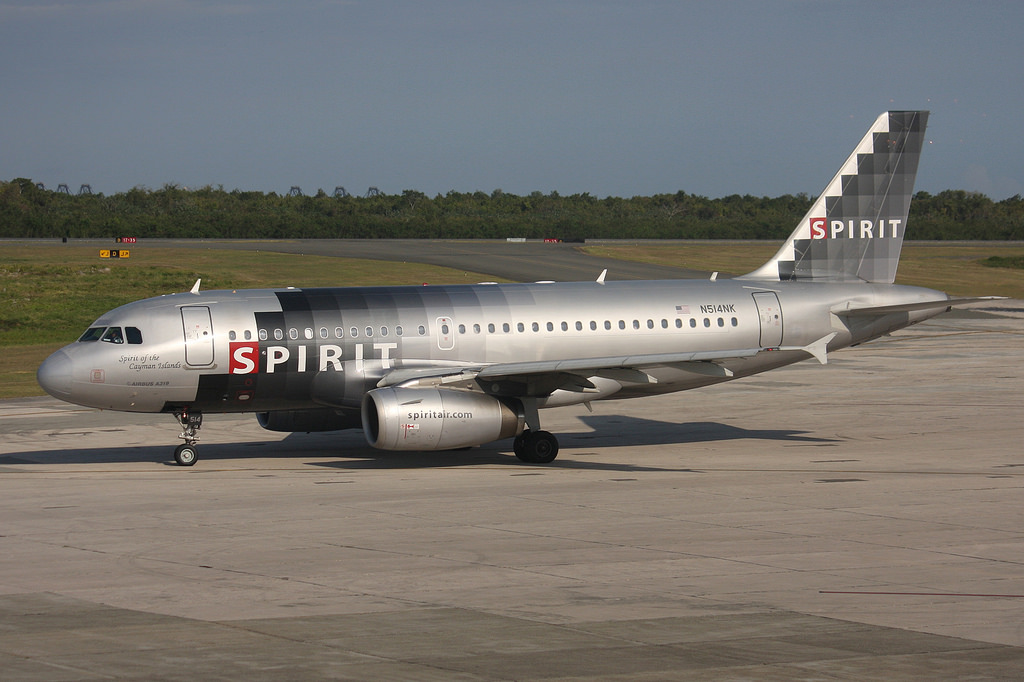 N514NK Spirit Airlines Airbus A319 100 Spirit of the Cayman Islands at Las Américas International Airport Dominican Republic