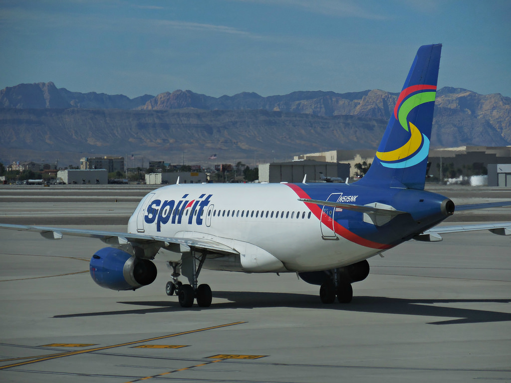 N515NK Airbus A319 132 cn 2698 Spirit Airlines departing Las Vegas KLAS