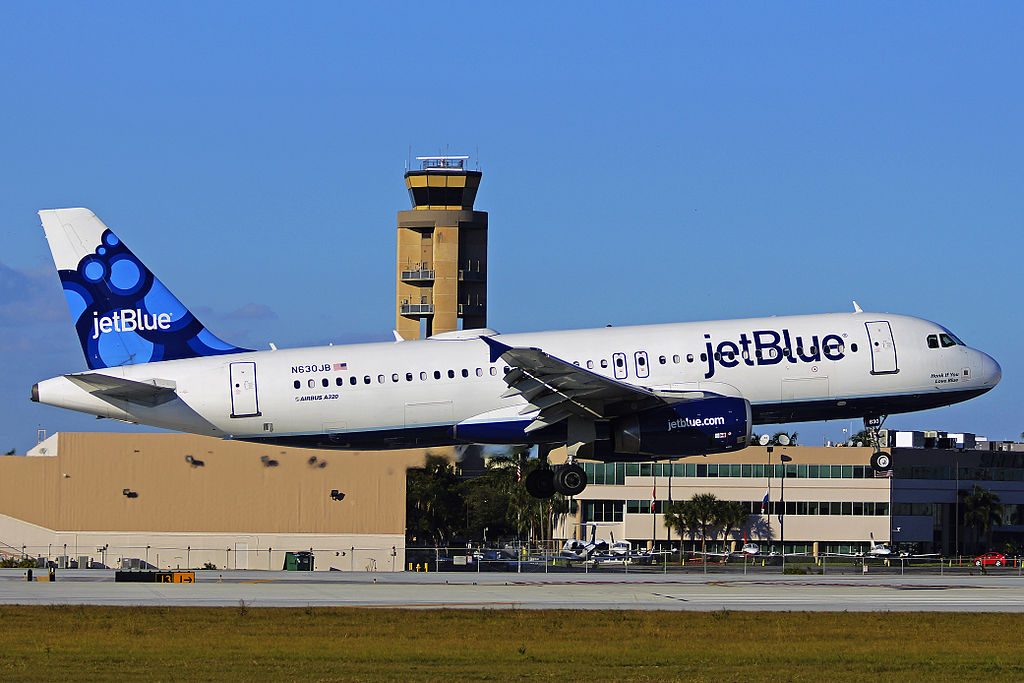 N630JB Airbus A320 200 JetBlue Airways Honk if You Love Blue departure Fort Lauderdale – Hollywood International Airport