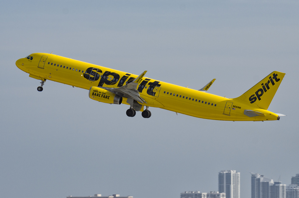 N661NK Airbus A321 231S cn 6867 Spirit Airlines departing Fort Lauderdale–Hollywood International Airport