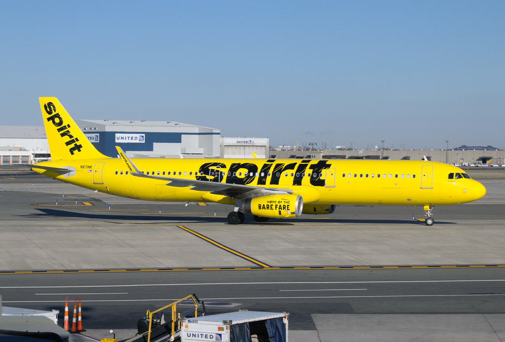 N671NK Spirit Airlines Airbus A321 231 at EWR Newark Liberty International Airport