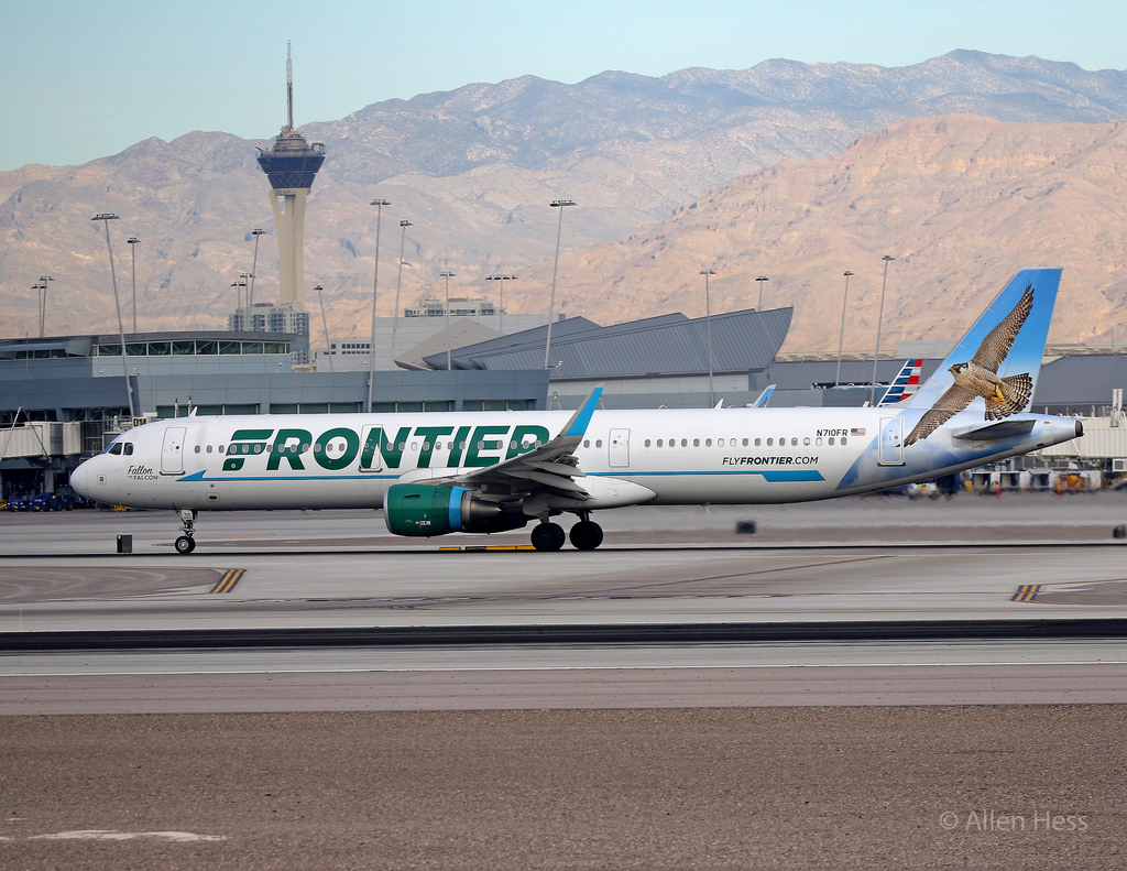 N710FR Frontier Airlines Airbus A321 200 Fallon the Falcon @AllenHess