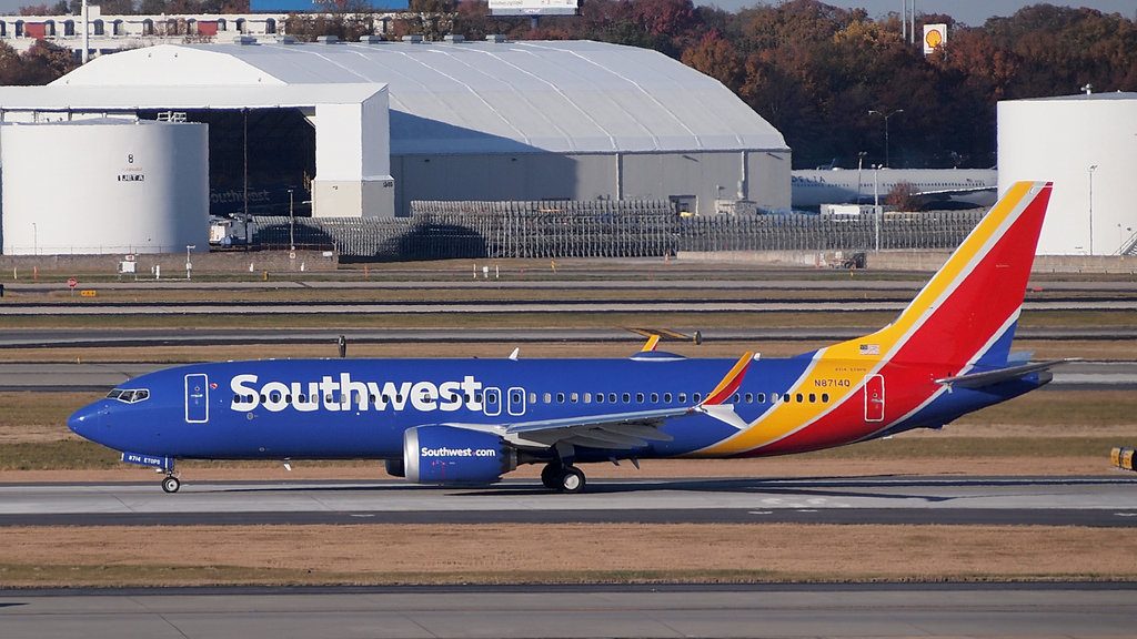 N8714Q Southwest Airlines Boeing 737 MAX 8 at Hartsfield–Jackson Atlanta International Airport