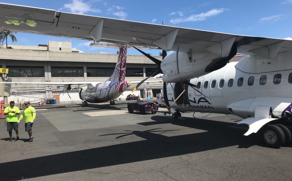 Ohana by Hawaiian turboprop ATR 42 500 operated by Empire Airlines