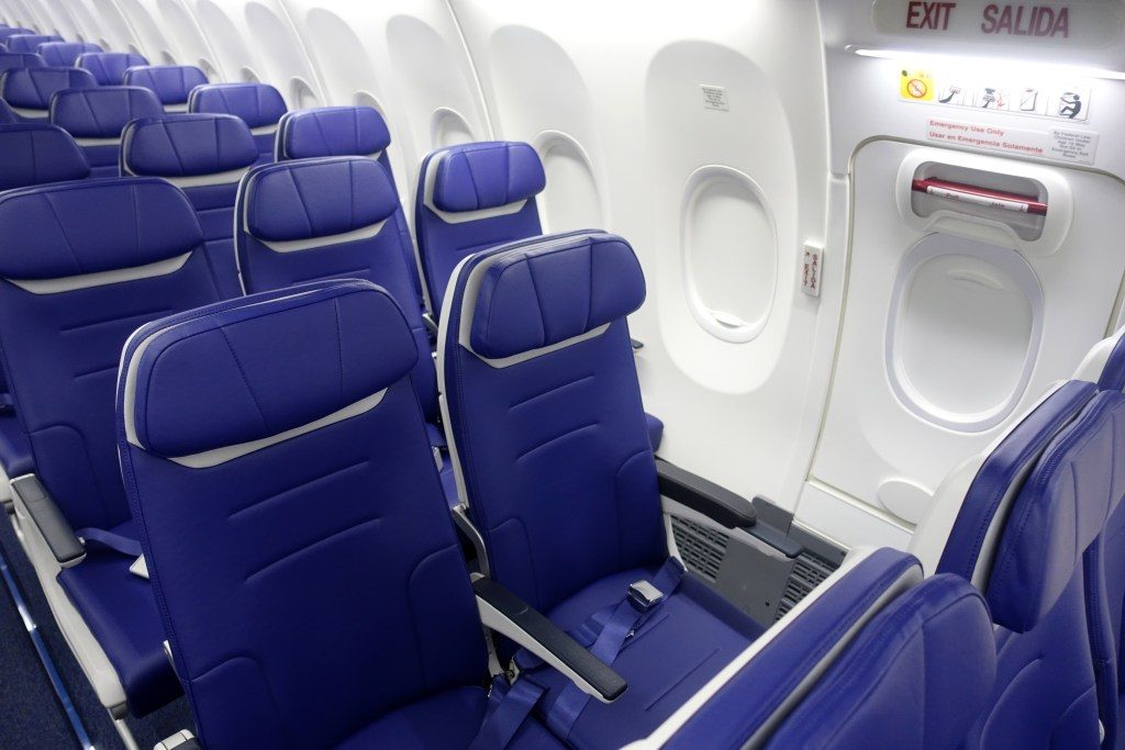 Southwest Airlines Boeing 737 Max 8 Economy Cabin Standard Seats Configuration