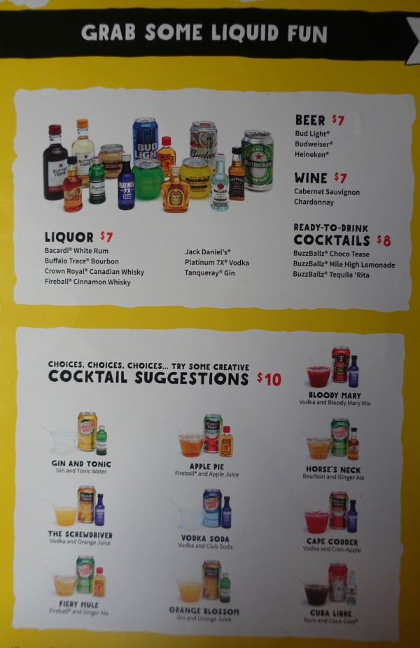 Spirit Airlines Airbus A319 100 onboard inflight services drinks and coctail suggestions menu