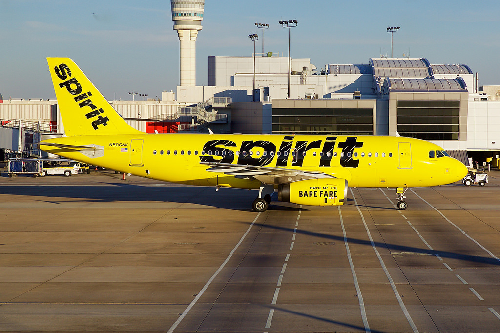 Spirit Airlines Airbus A319 132 N506NK at Hartsfield Jackson Atlanta International