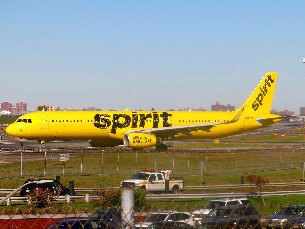 Spirit Airlines Airbus A321 231WL N658NK taxiing at LaGuardia Airport LGAKLGA
