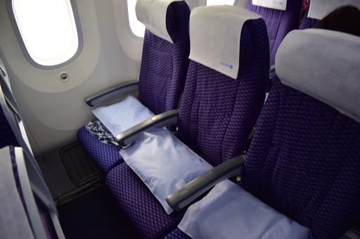 United Airlines Aircraft Fleet Boeing 787 8 Dreamliner Economy Plus Premium Eco Cabin Seats Row Photos