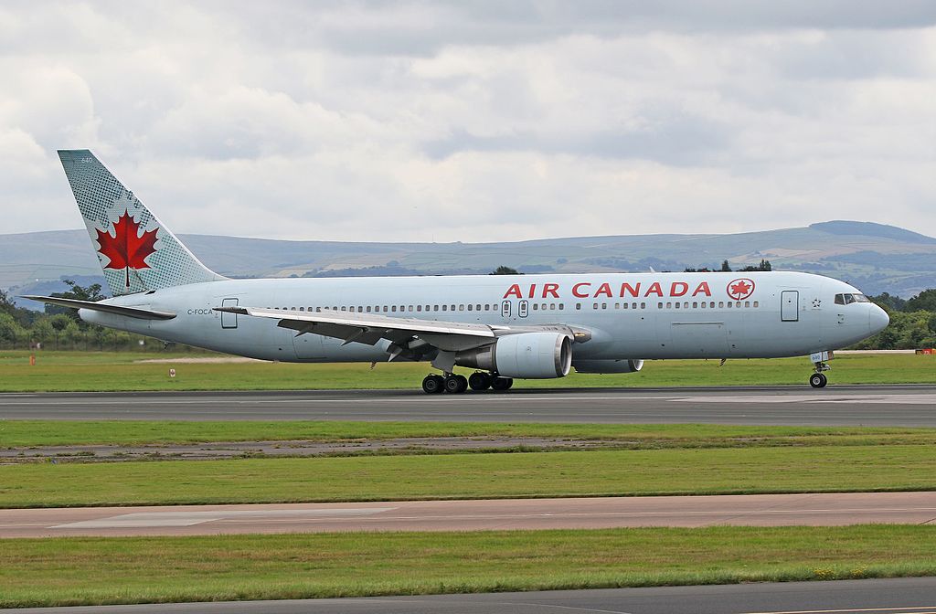 Air Canada ACA B767 375ER C FOCA at Manchester Airport