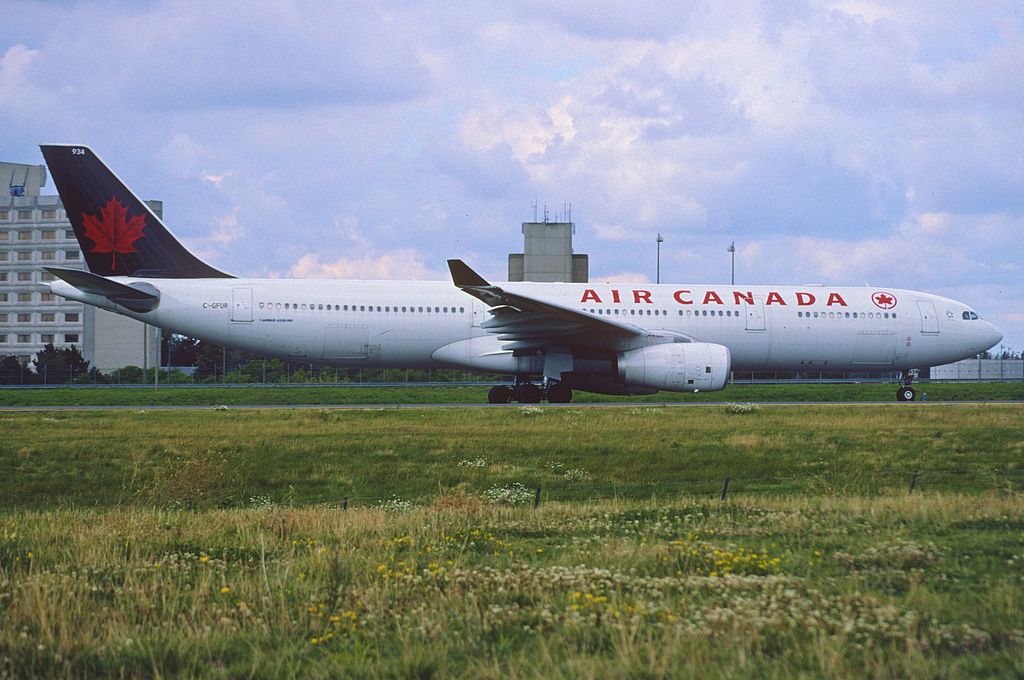 Air Canada Airbus A330 343 C GFUR at Paris Charles de Gaulle Airport CDG