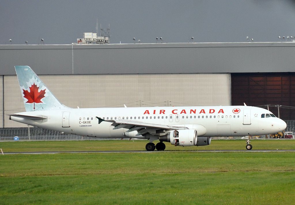 Air Canada Aircraft Fleet Airbus A320 200 C GKOE at Montréal Pierre Elliott Trudeau International Airport