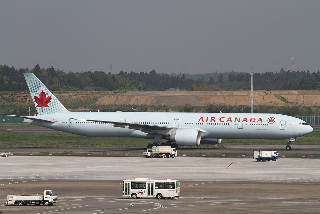 Air Canada Boeing 777 300ER C FRAM at Narita International Airport