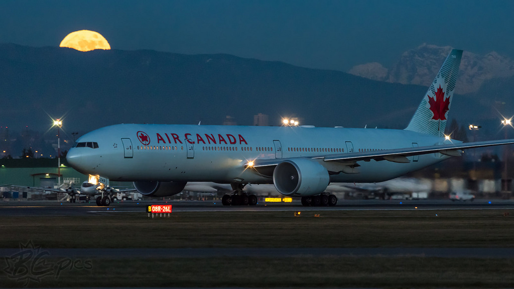 Air Canada Boeing 777 333ER C FKAU at Vancouver YVRCYVR